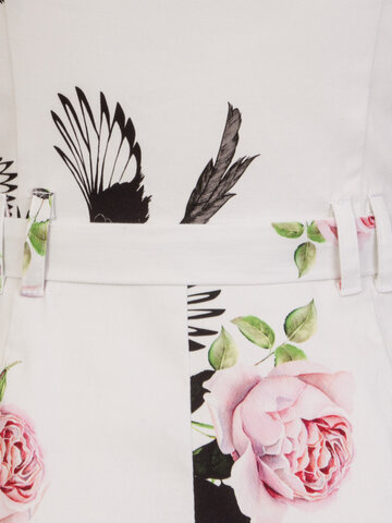 Tip na dárek Bílý letní retro overal